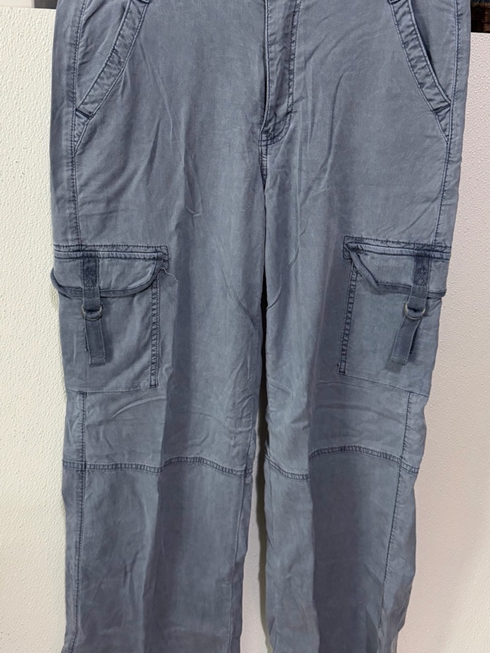 American Eagle Outfitters Women's Slate Gray Cargo Pants